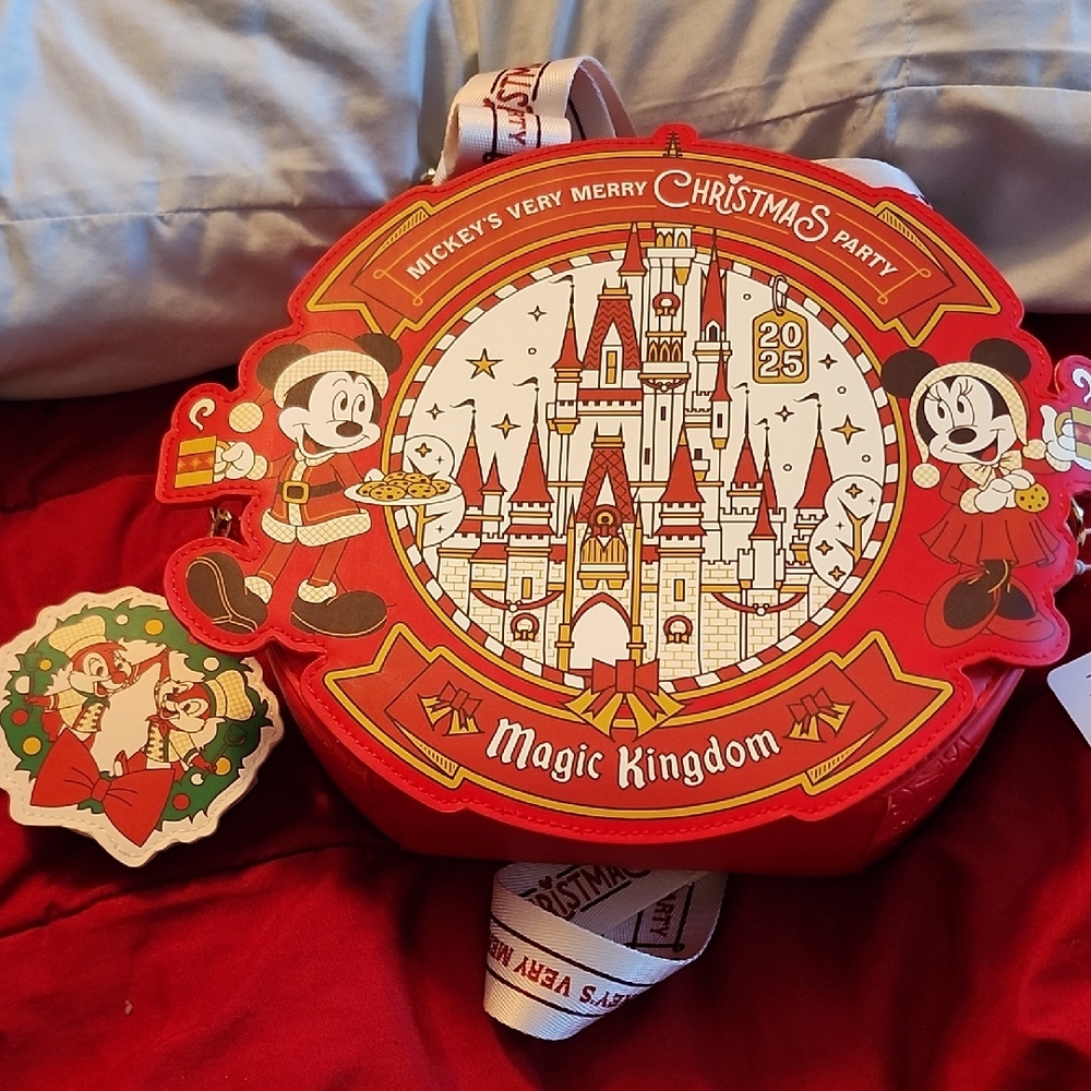 Disney Red Magic Kingdom Bag